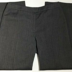 Kasper Gray Slacks w/Red Pinstripes & Pockets